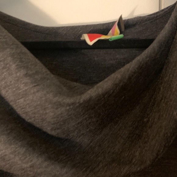 Modcloth Grey Cowlneck Dress Size 1X - Picture 3 of 7